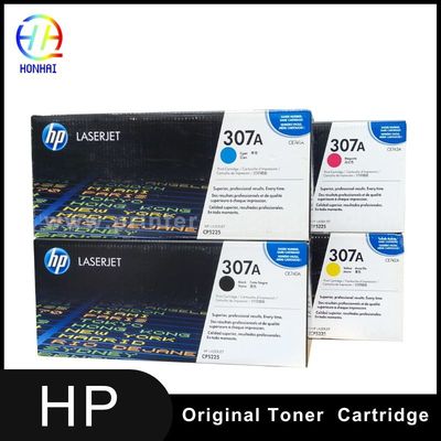 HP Color LaserJet Professional CP5225dn CP5225n 307A CE740A CE741A CE742A CE743A প্রিন্টার লেজারজেট টোনার কার্ট্রিজের জন্য মূল টোনার কার্ট্রিজ