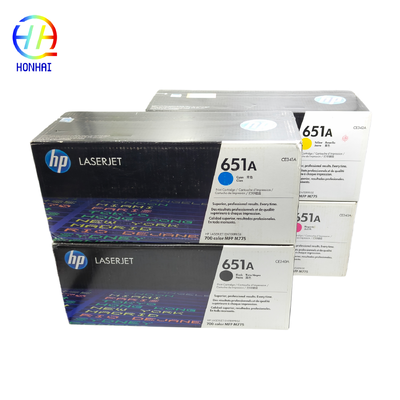 মূল লেজার টোনার কার্ট্রিজ 651A CE340A CE341A CE342A CE343A এইচপি লেজারজেট এন্টারপ্রাইজ 700 রঙিন এমএফপি এম 775 প্রিন্টারের যন্ত্রাংশ